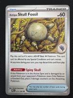 Antique Skull Fossil Pokémon Pitch Black EN 073/084
