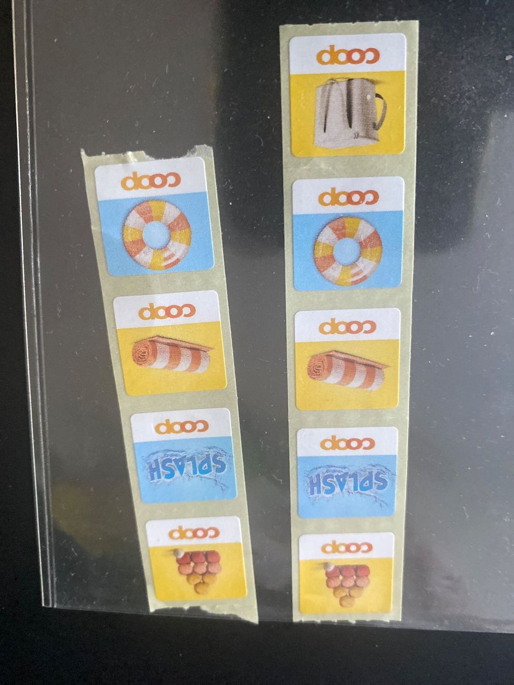 Coop Raccolte di bollini & punti: 10 Sammelmarken coop  SPLASH  SOMMER – Nuovo (secondo la descrizione) da Niederrohrdorf venduto da leni29 1
