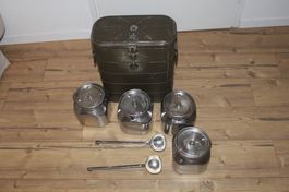 Militär Speiseträger Schweizer Armee, Komplet.