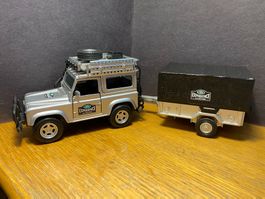 Land Rover Defender 90 mit Anhänger 1:32 - New Ray 1996