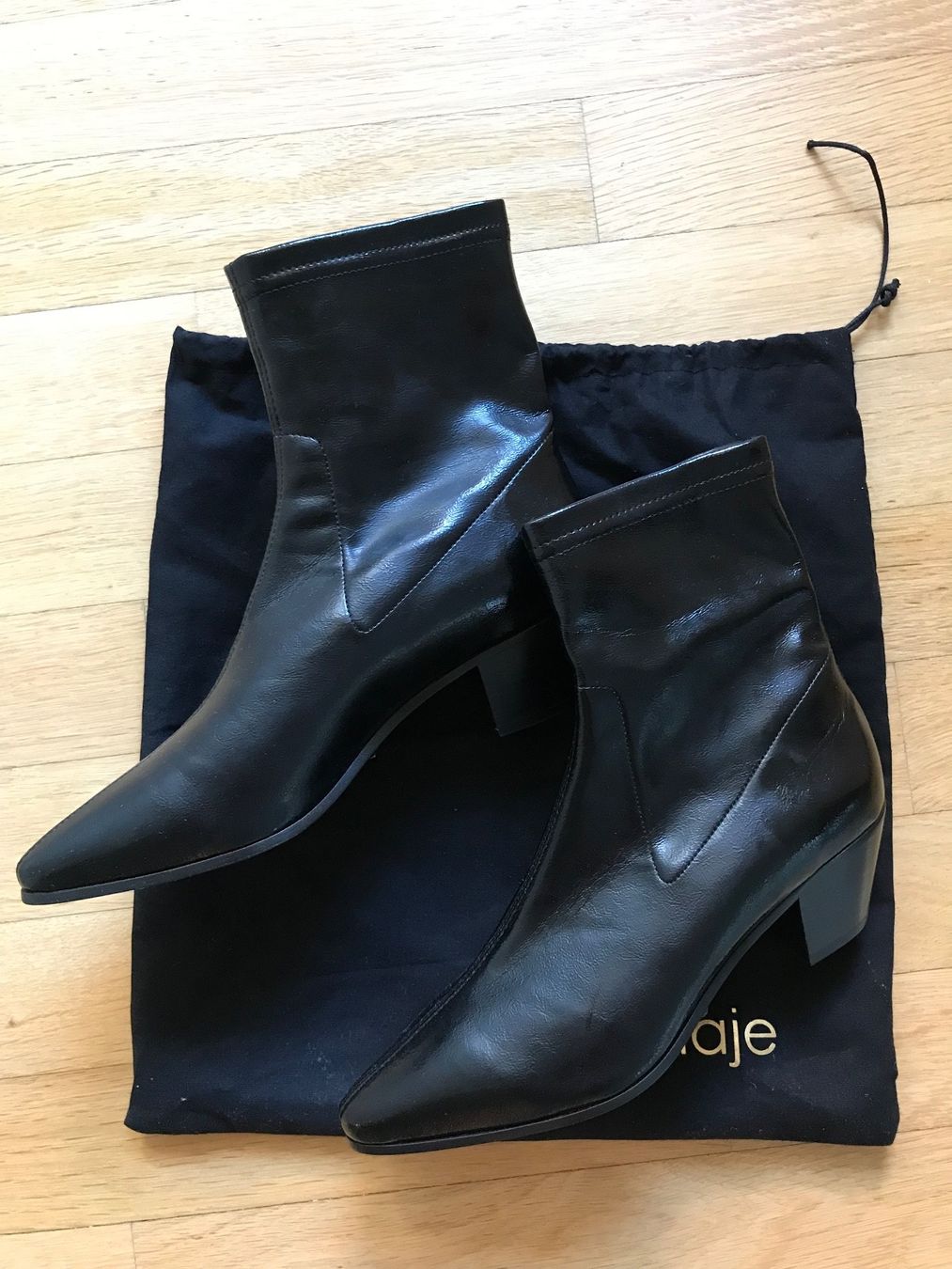 Maje Damenschuhe: Maje Vinyl Leather Boots 38 – Neu und originalverpackt aus Zürich von jujusi 1