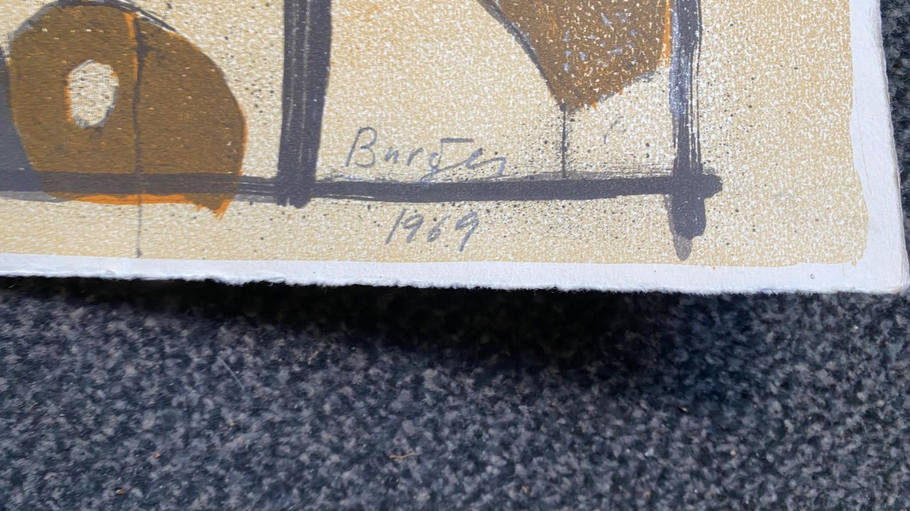 Grafica & Litografie: Original Lithografie Walter Burger 1969 Schweizer Kunst – Usato da Bern venduto da Ensadinado 1