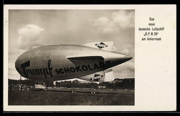 Photos & posters: Das neue deutsche Zeppelin-Luftschiff D. – D'occasion à Berlin par bartko-reher