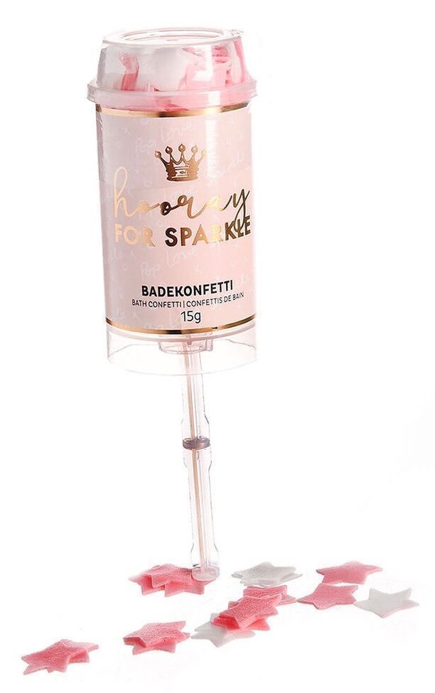 Altro per la cura del corpo: Badekonfetti Sterne rosa - weiss – Nuovo e nell'imballaggio originale da Basel venduto da Seifehuesli