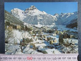 ENGELBERG SCHNEE VOGELSCHAU ONW AK