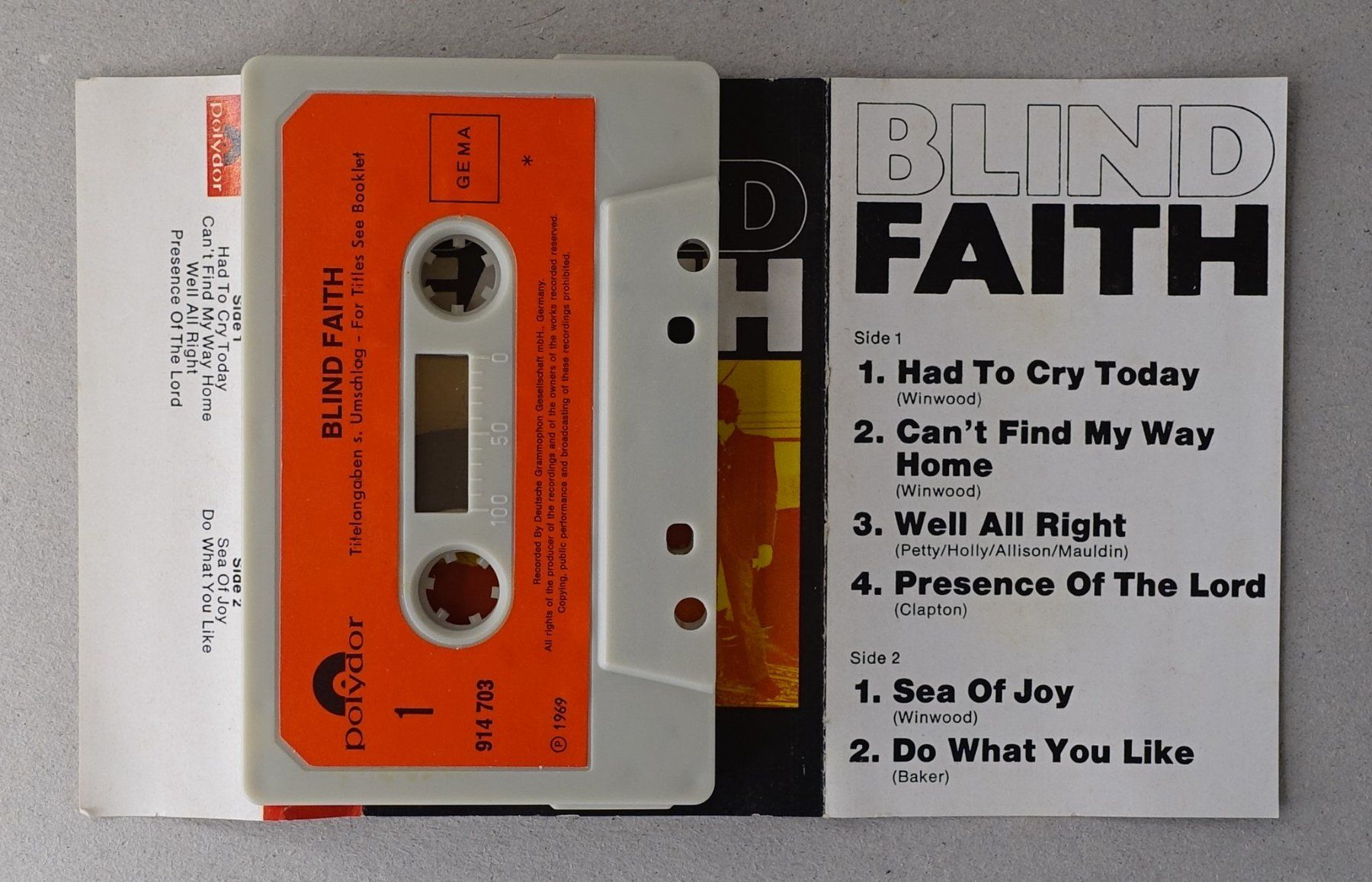 Musicassette: Blind Faith – Usato da Sessa venduto da discoverymedia 1
