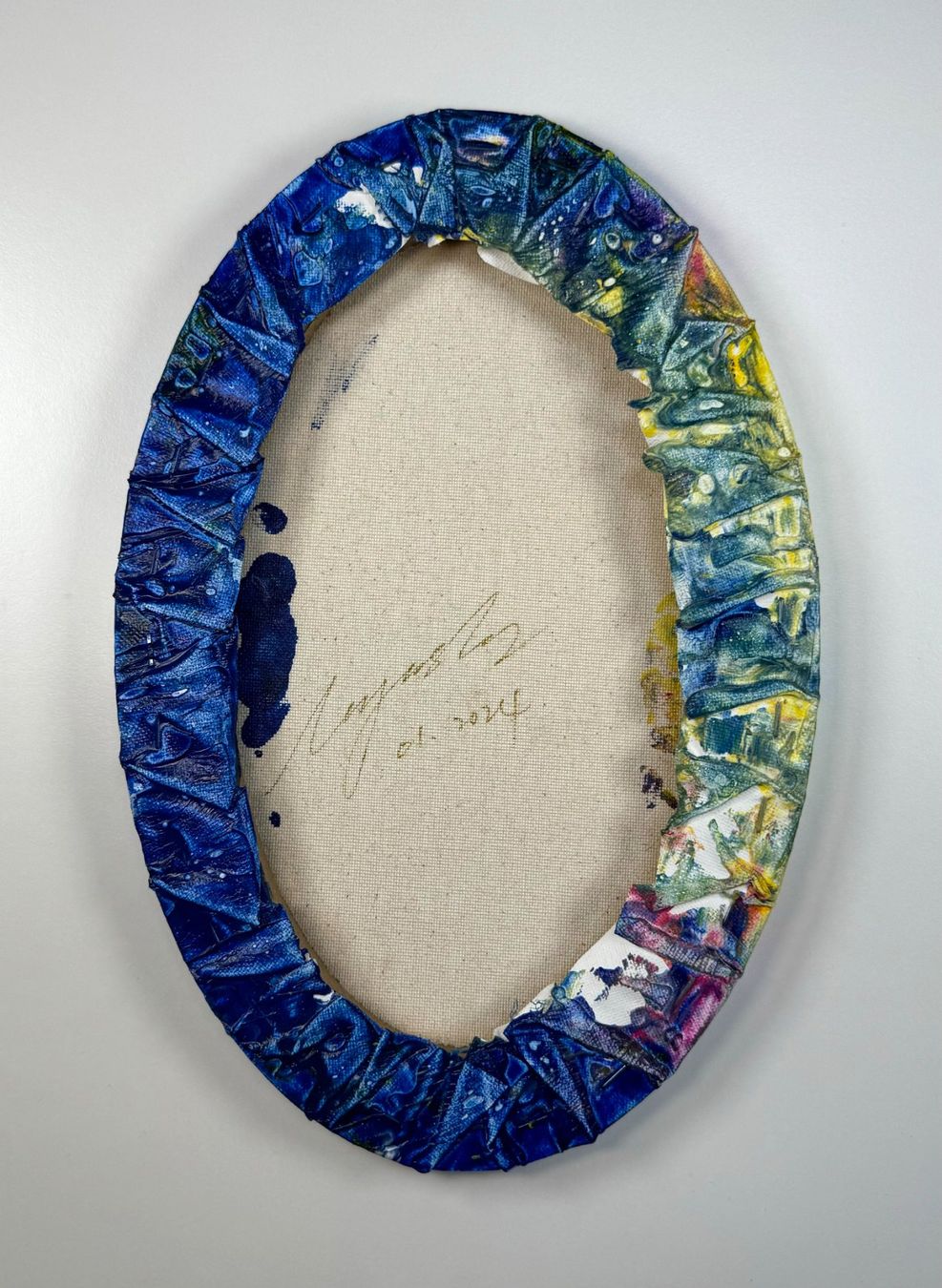 Dipinti: Acryl-Flüssigmalerei, Oval – Usato da Schlieren venduto da MayaSheng1983 2
