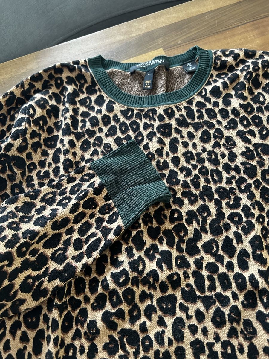 Maglioni & Felpe: SCOTCH & SODA Pullover Gr. L Leo Print  – Nuovo (secondo la descrizione) da Balsthal venduto da LaLiLu77 3