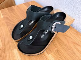 Birkenstock Gizeh Big Buckle Naturleder geölt 40 normal