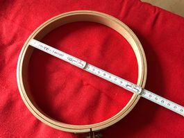 Stickrahmen Holz, Durchmesser 21 cm, Top Zustand!