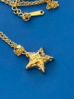 Luxus Elegante Edelsthal Zirkonia Kette Farbe : Gold / weiss