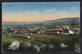 Benken, Ortsansicht aus der Vogelschau
