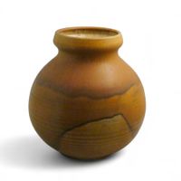Vase boule de Gertrud Schwald-Eichenberger Suisse vers 1960