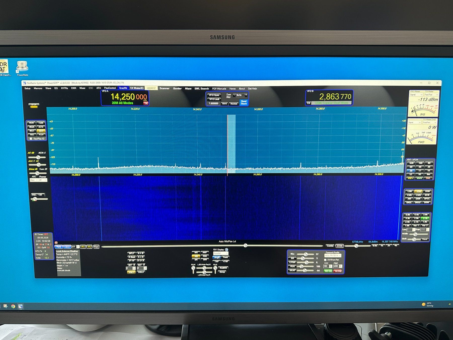 Funktechnik: Win 11 PC mit Firewire-Karte und einem Flex 3000 Transceiver – Gebraucht aus Hünenberg von Wsidler 8