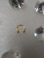 (KOPIE) nasen edelsthal piercing,vergoldet