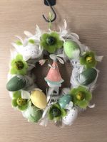 Türkranz Osterdeko Osterhase Kranz Ostereier Haus Gartendeko