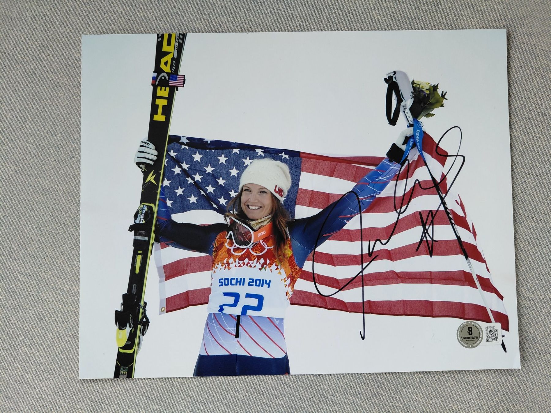 Autografi: Autogramm Julia Mancuso – Usato da Schmerikon venduto da Olympia04
