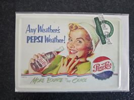 Metall Postkarte Pepsi Vintage
