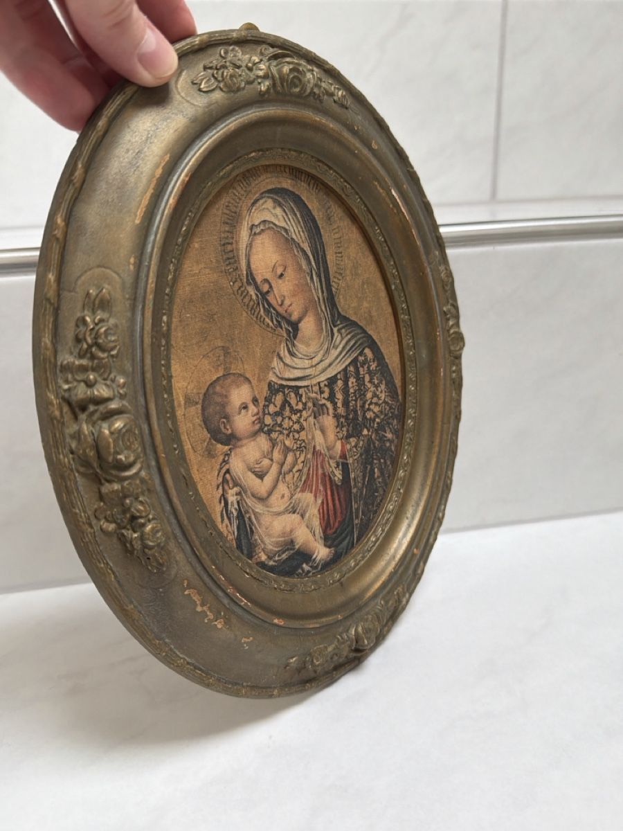 Foto & Immagini: Altes Bild, Madonna mit Kind. – Usato da Biberist venduto da Momo33 6