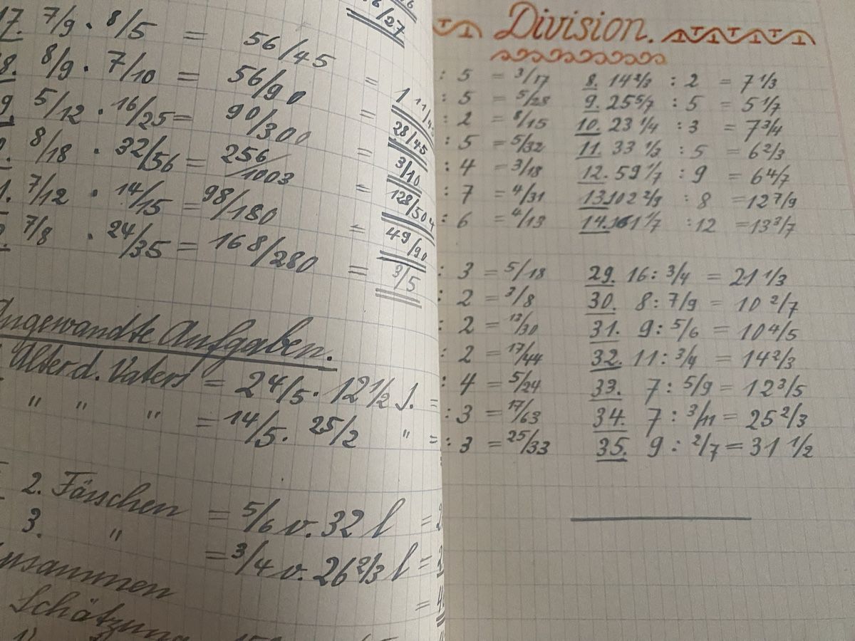 Libri: Schulheft ,  1. Klasse, 1938 – Usato da Baden venduto da swiss-alps 8