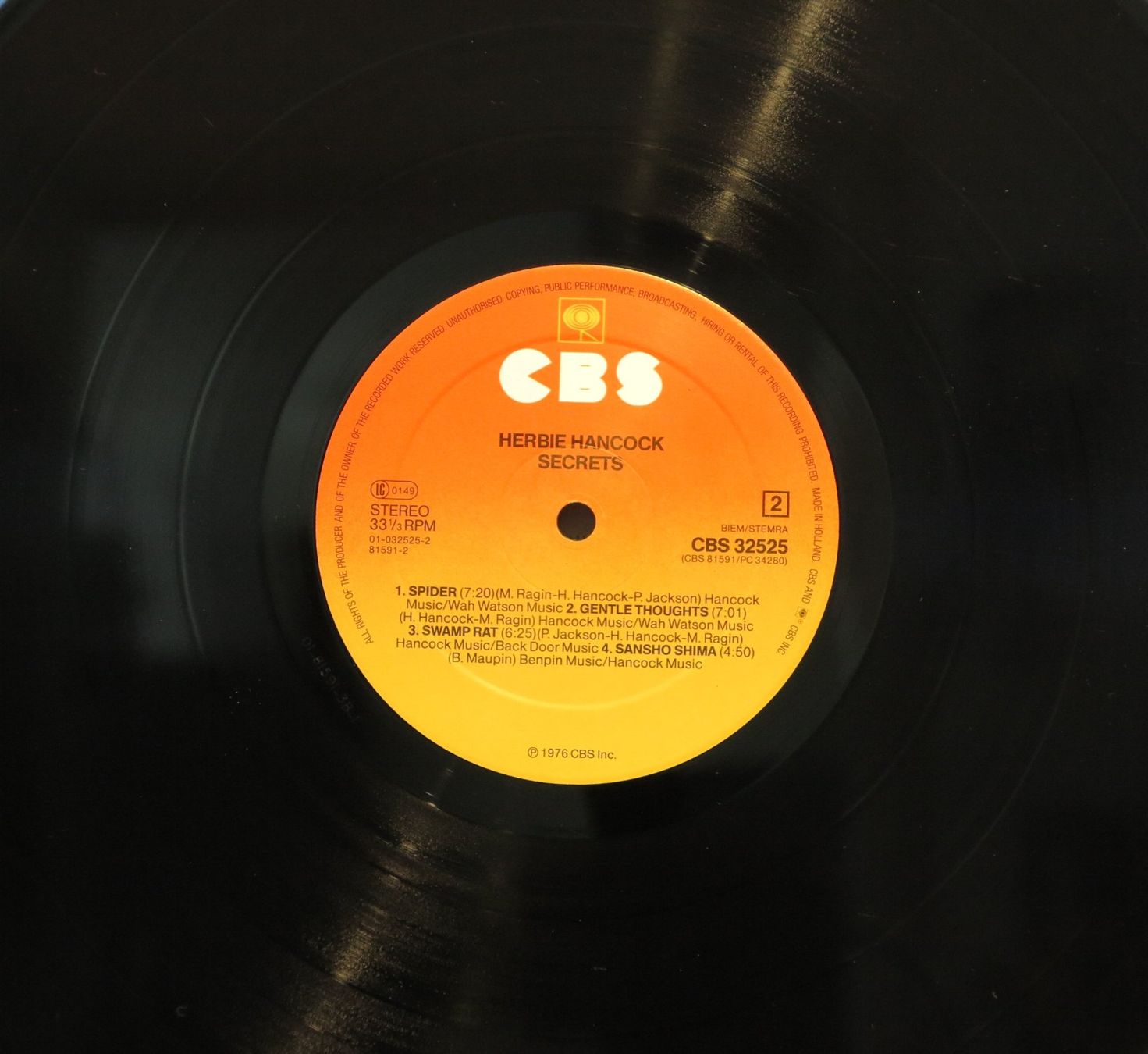 Schallplatten: Herbie Hancock - Secrets / LP – Gebraucht aus Zürich von Naim60 3