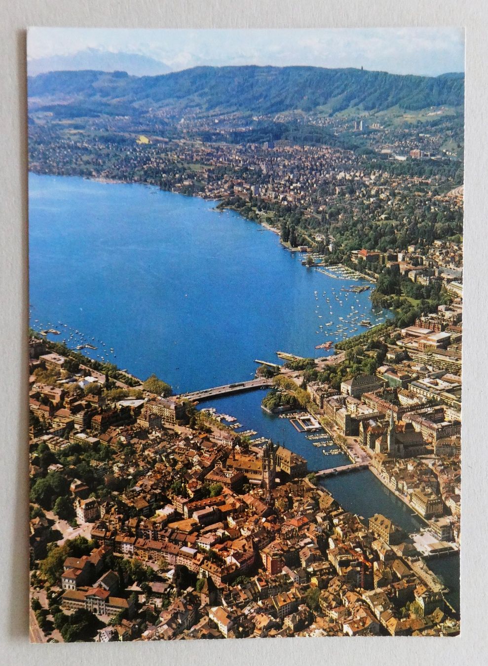 Cartoline postali: Zürich, Flugaufnahme – Usato da Fétigny venduto da Billy2miny