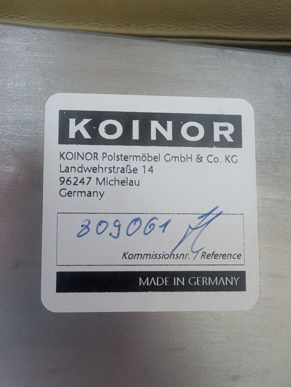 Koinor Divani: Koinor Recliner Sofa - Leather, Lightly Used. – Usato da Arni AG venduto da jes_w9zw 6