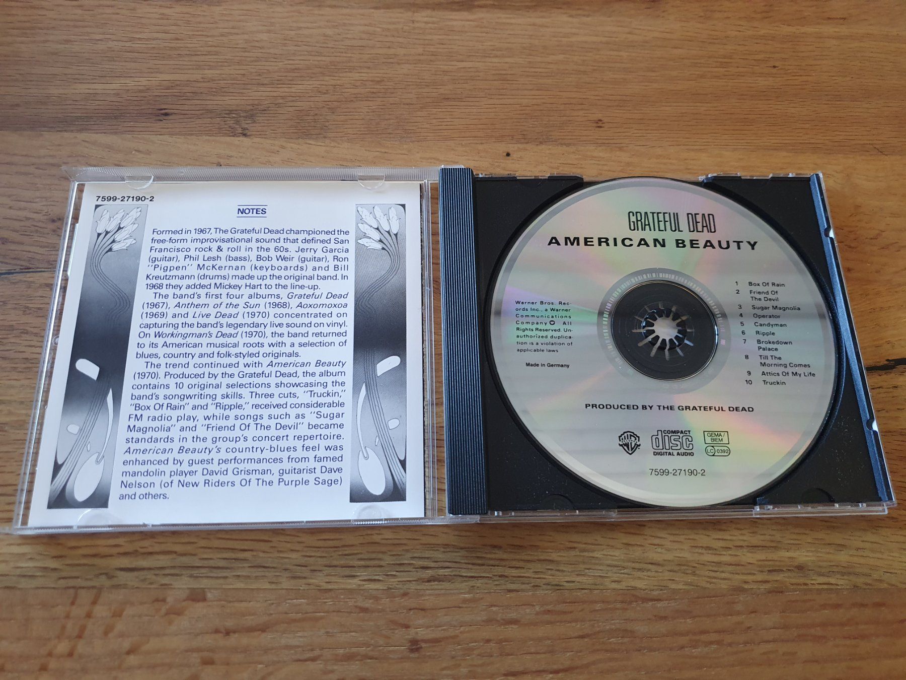 CD: Greatful Dead - American Beauty - CD – Usato da Auenstein venduto da Trilos 2