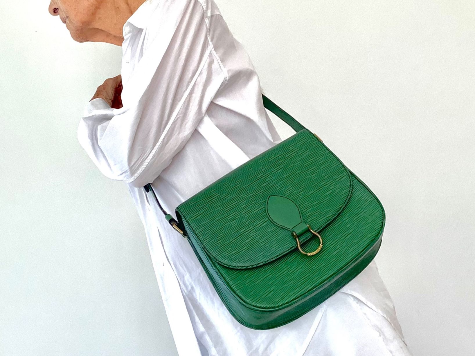 Louis Vuitton Borse da donna: Louis Vuitton Saint Cloud GM Grün – Nuovo (secondo la descrizione) da Küsnacht ZH venduto da Vuit-on 3