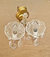Antike Wandleuchte - Wandapplike – Wandlampe 2-flammig