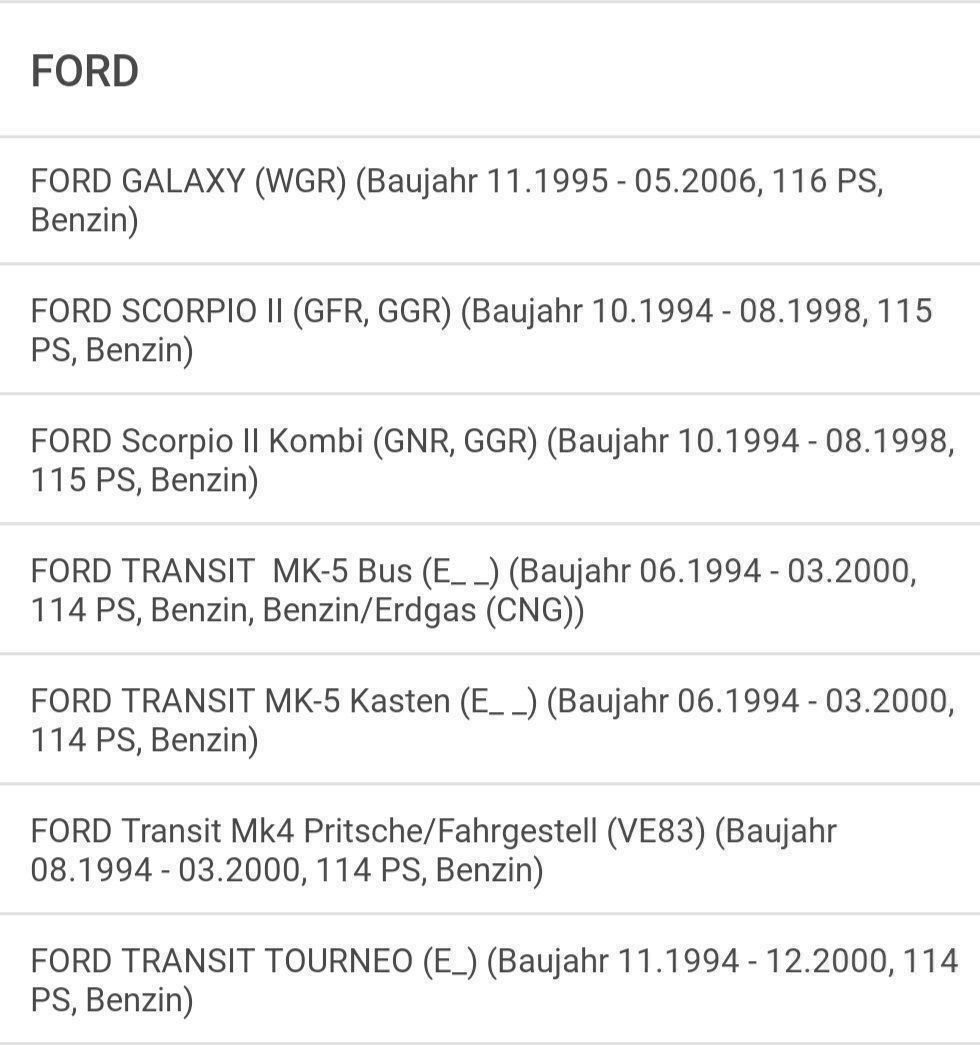 Ford Tutti pezzi di ricambio auto: Zündspule Ford – Usato da Schlatt TG venduto da Andis3 3