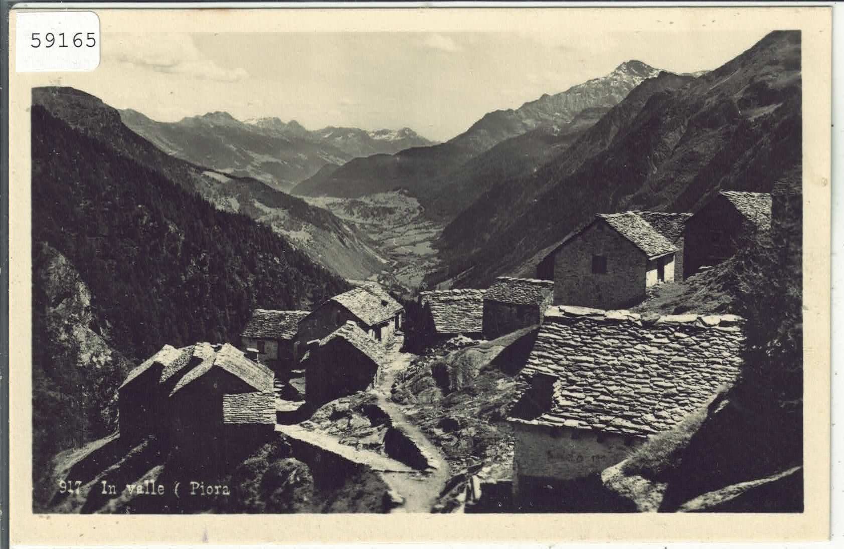 Ansichtskarten: In valle (Piora) – Gebraucht aus Ettingen von Kartenplanet
