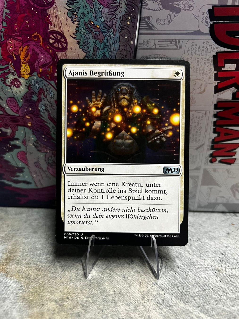 Magic The Gathering Cartes à collectionner: Ajani's Welcome DE – D'occasion à Wilen b. Wollerau par GarruksShop
