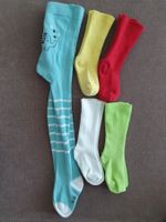 Babystrumpfhose Gr. 74/80 türkis und Socken ca Gr. 21
