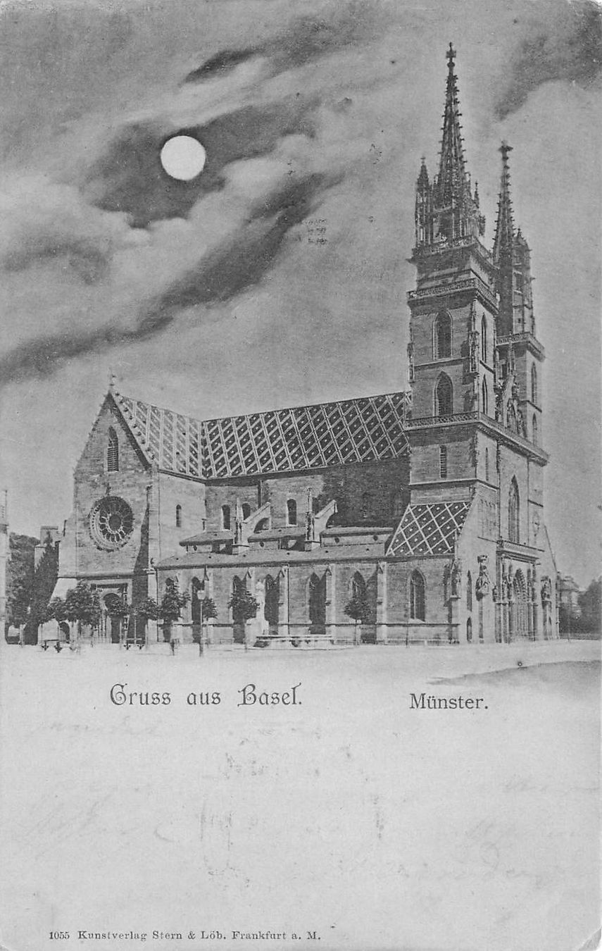 Ansichtskarten: Basel BS Münster – Gebraucht aus Biasca von Blenio71