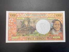Banknote French Pacific Territories, 1000 Francs, P-2h