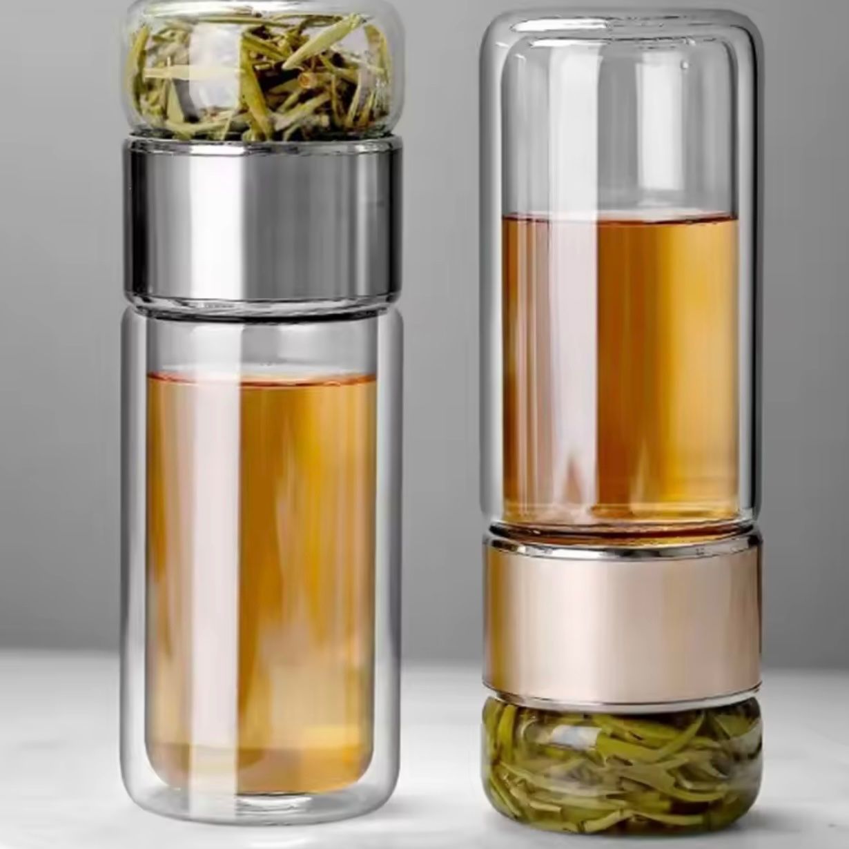 Borracce & Thermos: Teeflasche aus Glas, doppelwandig - neu! – Nuovo e nell'imballaggio originale da Emmenbrücke venduto da engueteDeal