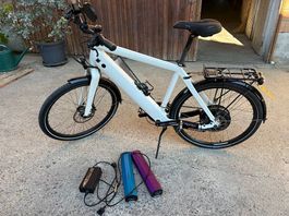 Stromer ST1 E-Bike 45 km/h, 2 Akkus, Service aus 6/26