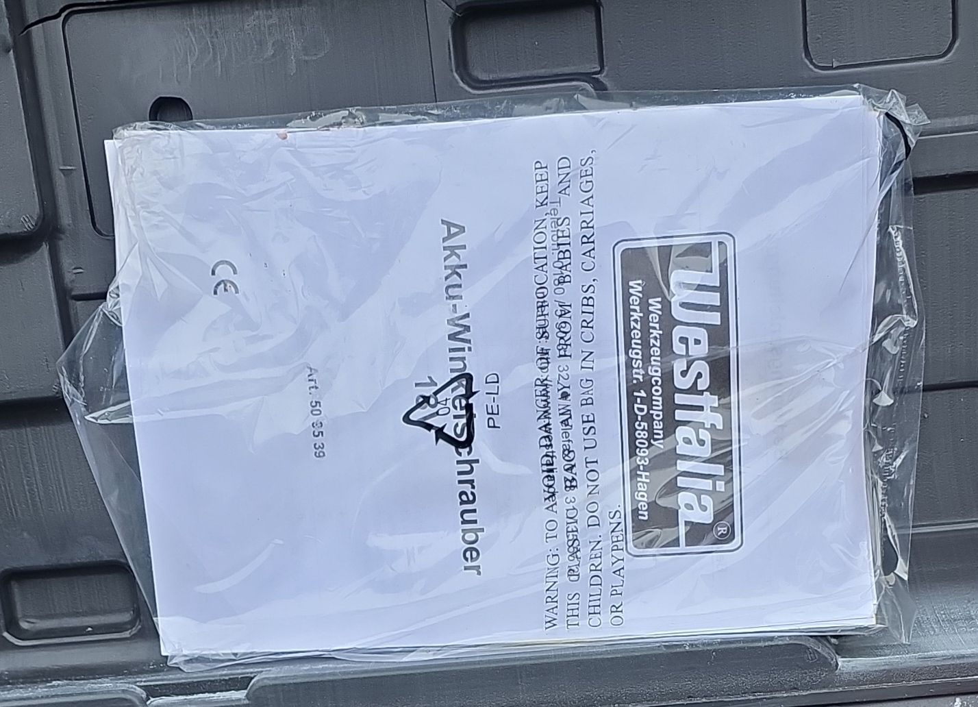 Trapani: Westfalia Akku-Wirbelschrauber – Difettoso da Fehraltorf venduto da H.P1950