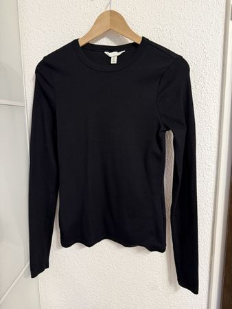 H&M Langarmshirt schwarz Grösse M, wenig getragen