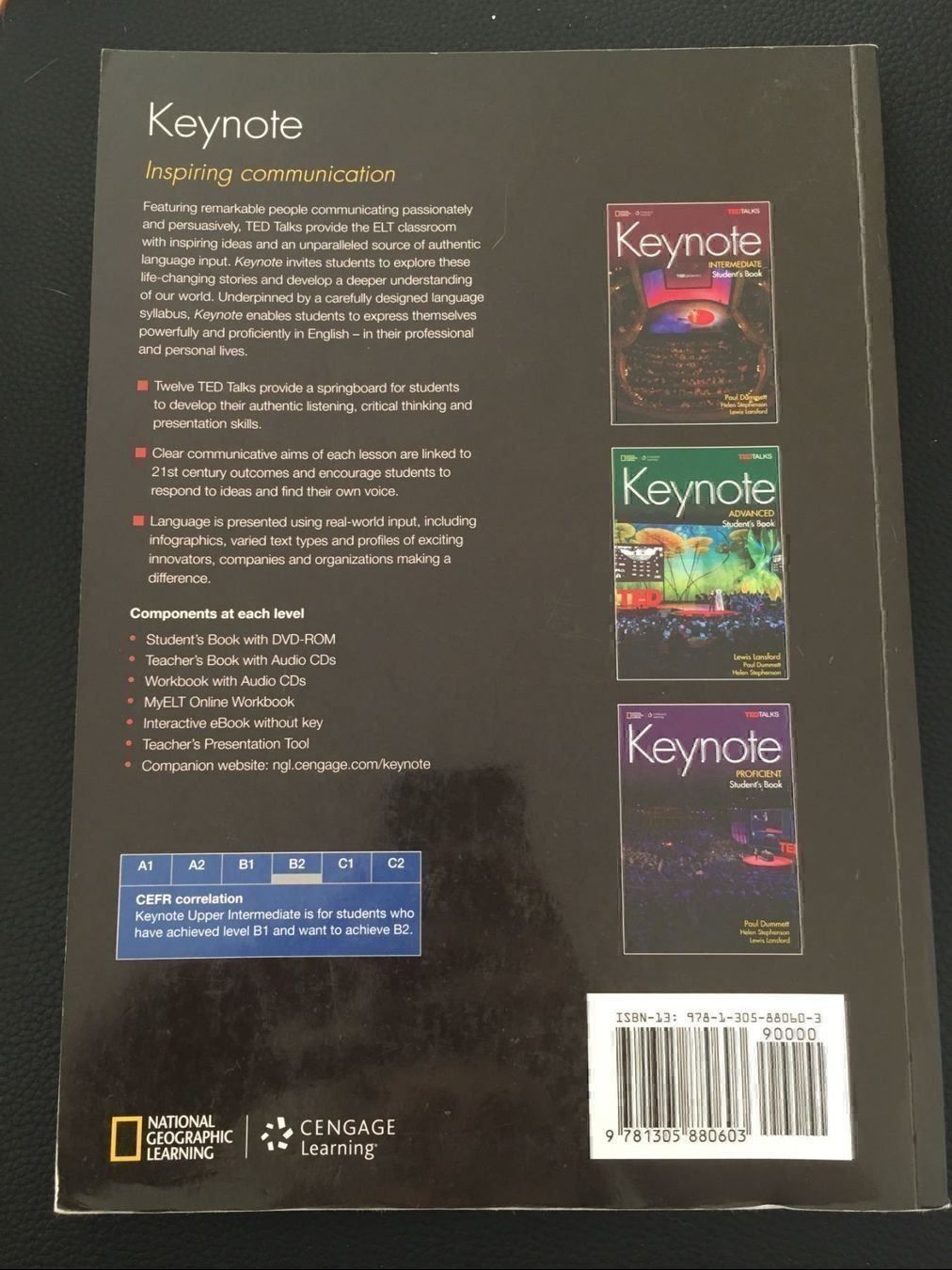 Livres: Keynote Upper Intermediate Student's Book Ted Talks – D'occasion à St-Aubin FR par Tiweety 1