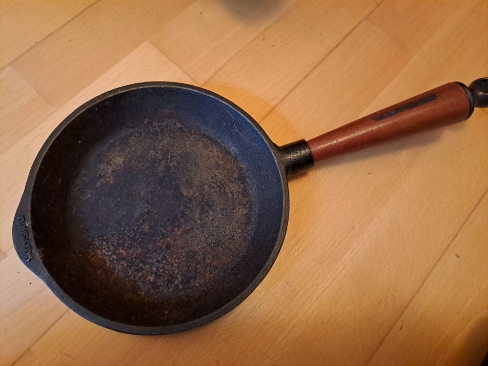 SKEPPSHULT Gusseisen-Bratpfanne 18 Cm – Für Alle Herdarten, Made In Sweden