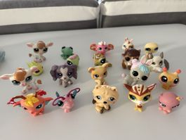 Lot de 20 figurines d'animaux Littlest Pet Shop