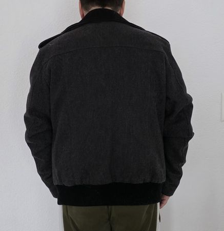 Jack & Jones Jacke / Blouson aus Wolle, anthrazit, Grösse XL