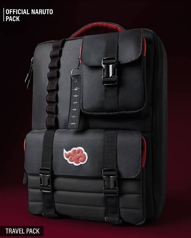 Rucksäcke: Naruto akatsuki rucksack schwarz rot wasserabweisend – Gebraucht aus Wallenwil von SagShi 2