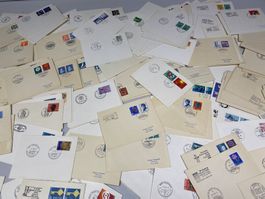 LOT Automobilpost-Stempel Briefmarken Schweiz //i582