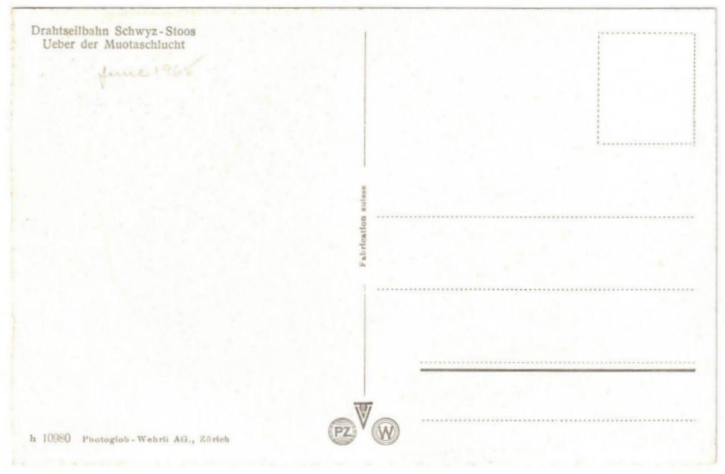 Cartes postales: Stoos - Standseilbahn – D'occasion à Binningen par Mountainrider 1