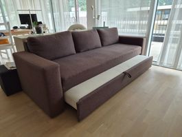 Canapé Lit 3 Places Convertible Ouverture Facile Lit Double