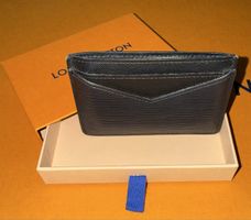 Louis Vuitton Kartenetui Epi Leder Schwarz Top Zustand