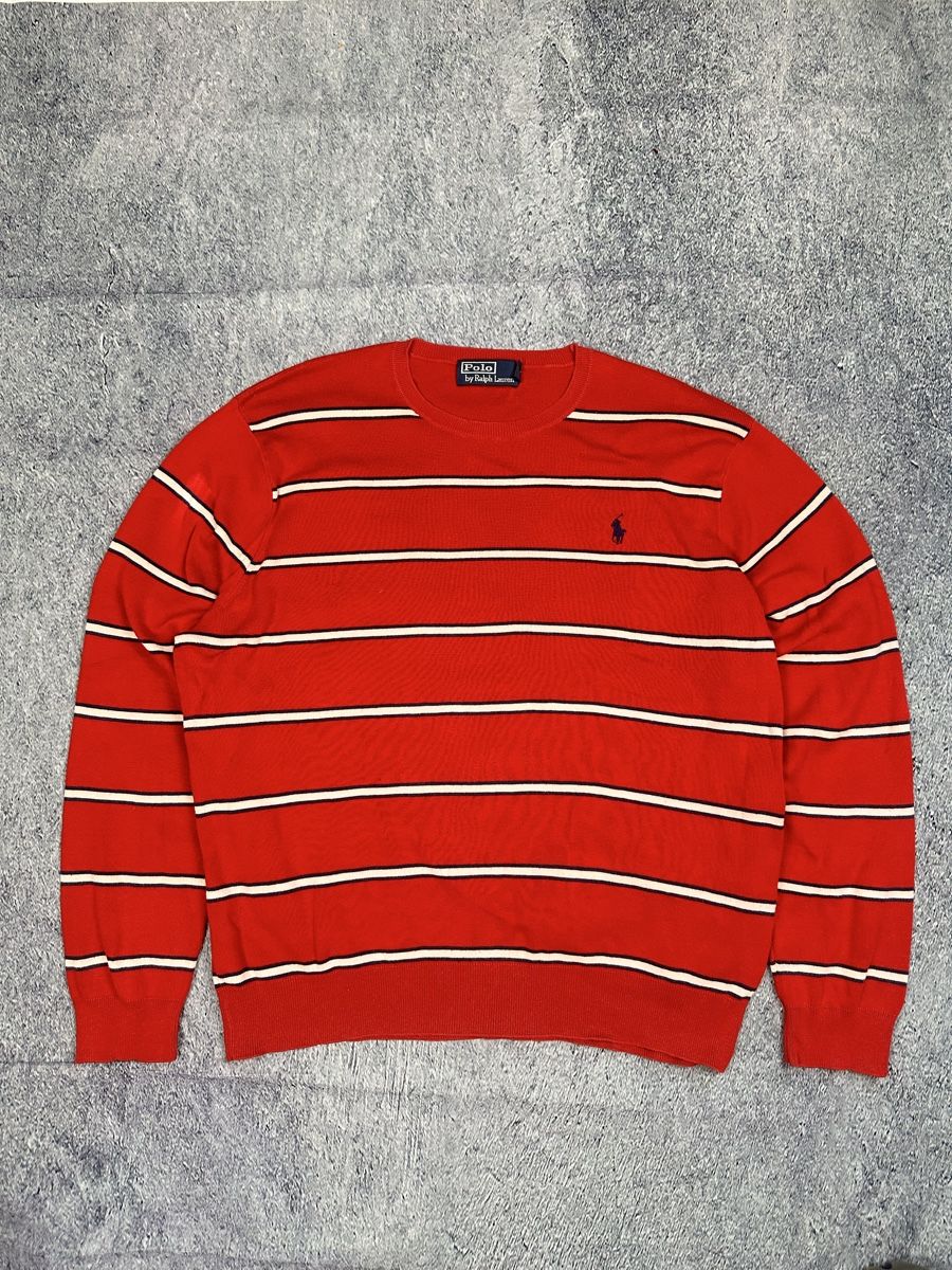 Polo Ralph Lauren Maglioni & Felpe: Polo Ralph Lauren Baumwollpullover, gestreift, Gr. XL – Usato da Luzern venduto da 041Vintage